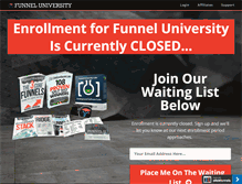 Tablet Screenshot of funnelu.com